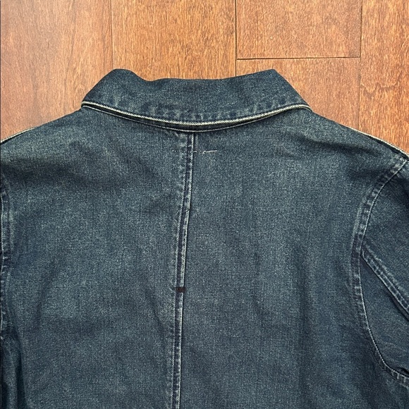 Unpublished Anthropologie Morgan Military Utility Denim Jean Jacket, Size S - Picture 12 of 14